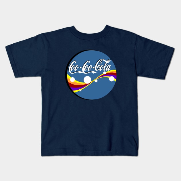 Coo Coo Cola Kids T-Shirt by RobotGhost